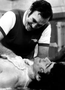 An England footballer is a clean footballer and Don Revie proves it by soaping Kevin