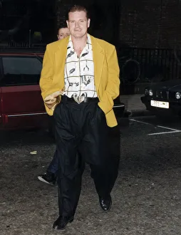 Gazza Prints: England footballer Paul Gascoigne leaves Princess Grace hospital after a flying visit to