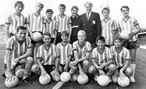 England manager Bobby Robson gave these Sky Blues kids an official seal of approval
