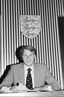 England manager Bobby Robson at a press conference before his team