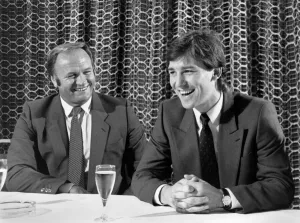 England and Manchester United skipper Bryan Robson joined the millionaire set after