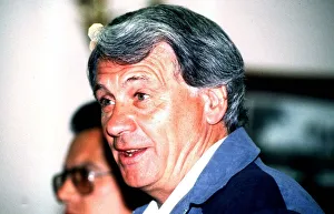 England manger Bobby Robson announces his resignation from the post May 1990