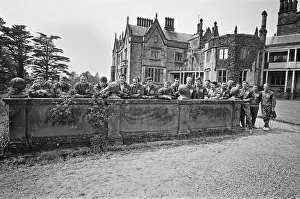 The England national team squad pose at Lilleshall before a training session in