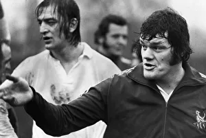 England Rugby Union captain Fran Cotton seen here with Ralston