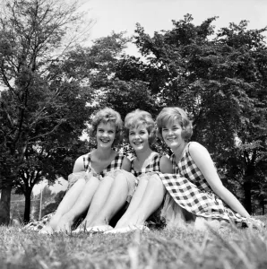 England Sisters celebrate their chart success: The Sisters from left: Hazel, 18, Julie
