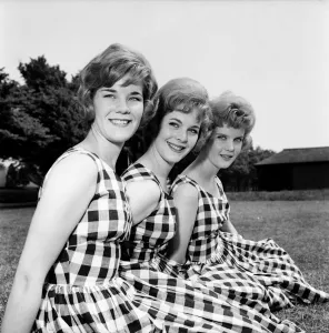 England Sisters celebrate their chart success: The Sisters from left: Hazel, 18, Julie