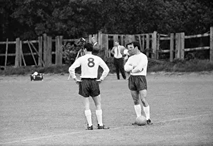 England Squad training at Roehampton for tomorrows match at Wembley against Yugoslavia