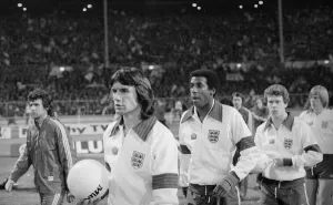 Admiral Prints: The England team enter the pitch at Wembley Stadium for their European Championships