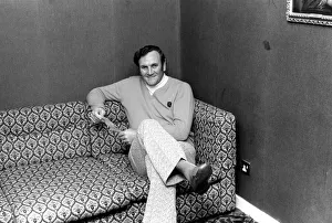 England team at hotel: Don Revie relaxes after naming the England team