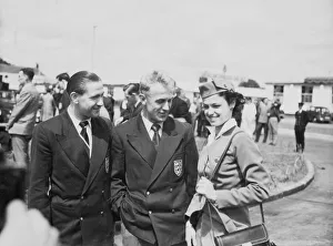 00208 Prints: The England team leave for Rio, Brazil for the 1950 World Cup finals