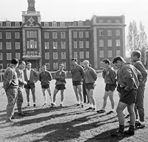 00752 Prints: England team training session ahead of their match against The Rest of the World