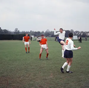 00752 Prints: England team training session at Roehampton ahead of their match against Yugoslavia