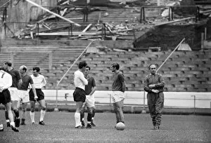 Images Dated 29th April 2021: England team training session at Stamford Bridge ahead of their international friendly