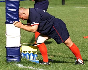 England training Richard Cockerill Oct 1999 during Rugby Union World Cup 1999