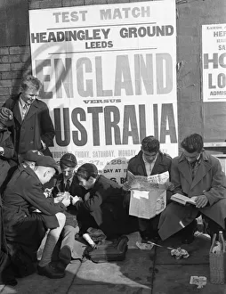 England V Australia 1954 4th Test Match Headingley Leeds. A 23rd July 1954