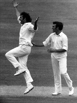 England v Australia 1975 2nd Test at Lords Dennis Lillee Australian Fast Bowler