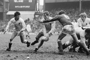 England v Ireland International at Twickenham 1st March 1986