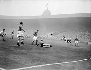 England v Rest of the World at Wembley. Stan Mortensen 21 October 1953