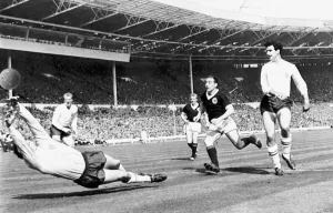 England v Scotland home international at Wembley Stadium April 1963
