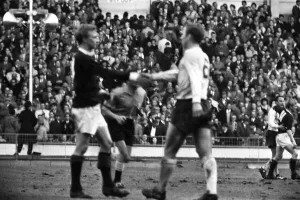 England v Scotland international football match at Wembley Stadium
