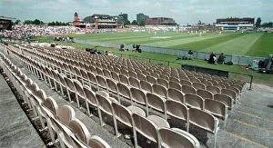 England v South Africa Third Test Old Trafford July 1998 Empty seats at the Old