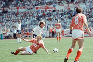 00757 Prints: England v Soviet Union 1-3 1988 European Championships, Hanover Germany Group Match B