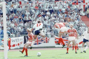 00757 Prints: England v Soviet Union 1-3 1988 European Championships, Hanover Germany Group Match B