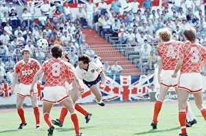00757 Prints: England v Soviet Union 1-3 1988 European Championships, Hanover Germany Group Match B