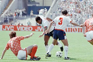 00757 Prints: England v Soviet Union 1-3 1988 European Championships, Hanover Germany Group Match B