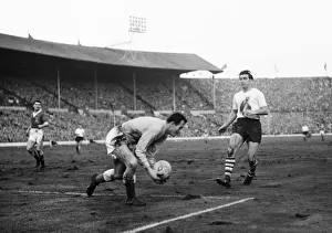 England v Wales at Wembley Stadium playing in the British Home Championship 1960-61