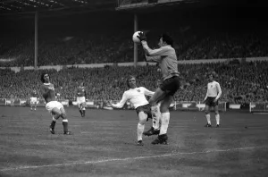 England v West Germany Football April 1972 Bobby Moore England Player in front of
