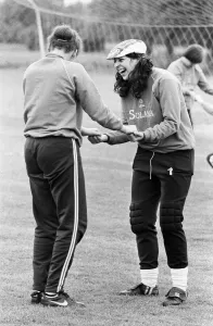 00354 Prints: England Womens Football Team, pictured during training session ahead of their