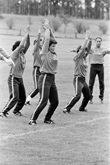 England Womens Football Team, pictured during training session ahead of their