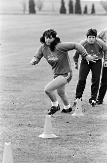 England Womens Football Team, pictured during training session ahead of their