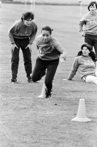 England Womens Football Team, pictured during training session ahead of their
