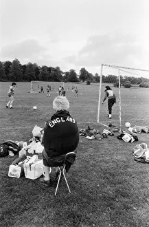 England Womens Football Team, pictured during training session ahead of their