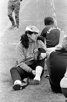 England Womens Football Team, pictured during training session ahead of their