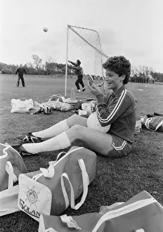 England Womens Football Team, pictured during training session ahead of their