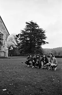The England womens football team who are to play Holland training at Bisham Abbey