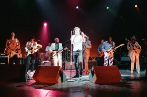 As part of Englands National Music Day, Mick Jagger performs at the Celebration of