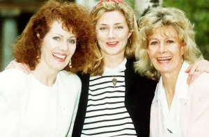 English actress Vanessa Redgrave with her daughter Joely Richardson