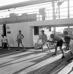 English cricket team in Australia in 1958 / 59. Captain Peter May