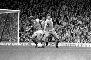 English Division 1. Arsenal 2 v. Stoke 0. September 1980 LF04-25-086