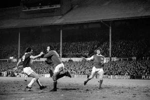 English FA Cup Fifth Round Replay Leicester City 1 v Arsenal 1 Action