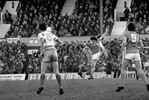 English FA Cup match. Blackpool 0 v Queens Park Rangers 0. January 1982 MF05-17-033