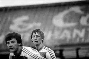 English FA Cup match. Blackpool 0 v Queens Park Rangers 0. January 1982 MF05-17-038