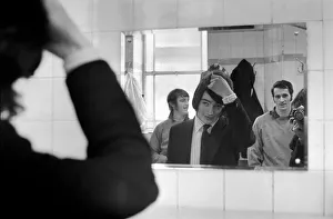 Grooming Prints: English FA Cup match at Highbury watched by Peter Marinello Arsenal 1 v Blackpool 1