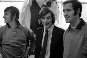 English FA Cup match at Highbury watched by Peter Marinello Arsenal 1 v Blackpool 1