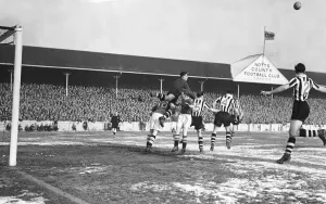 English FA Cup match. Notts County 1 v Chelsea 0. Action from the match