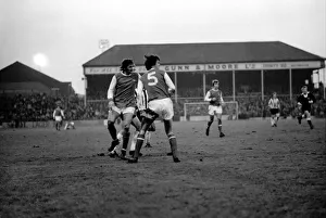 English FA Cup Third round match. Notts County 0 v Arsenal 1